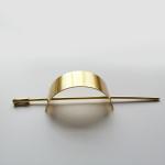 Porcelain Decorative Hair Sticks Vintage Style Golden Metal For Women 6.2x2x2