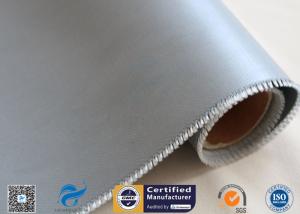 Quality 17oz Double Sided Silicone Coating Fiberglass Fabric Anti Fire Satin Weave wholesale