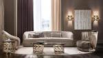 Upholstery Hotel Lobby Furniture White Velvet Couch Multiple Seating Sofa
