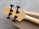 Flamed Maple Top Butterfly 4 string electric Bass