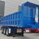 8mm Bottom Plate Thickness Dump Semi-Trailer with 3/4 Axle Original Customizable