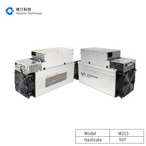 Quality SHA 256 Whatsminer Bitcoin Miner , 3380W Whatsminer M21s 50th/S wholesale