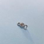 Moon Shape Metal Trims Bra Charms Length Within 15mm