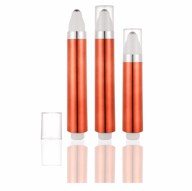 15ml White Press Syringe Cosmetic Packaging Eye Cream Essence Oil Serum Bottles