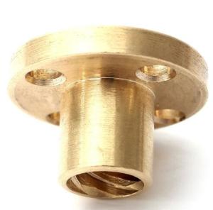 Quality Brass Nut Stainless Steel Hardware Fasteners For 8mm T8 Leadscrew Threaded Rod CNC 3D Printer Tool Parts wholesale
