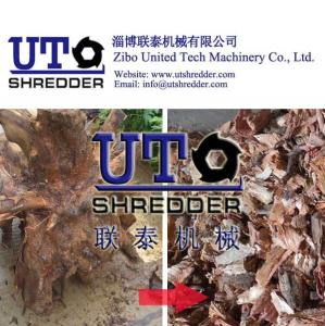 Quality wood shredder /wood pallet shredder machine/furniture shredder/ single roller crusher wholesale