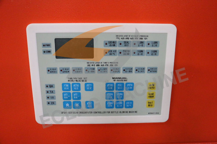 Semi Automatic Plastic Bottle 5 Gallon Blow Molding Machine 1.45*0.65*1.15m