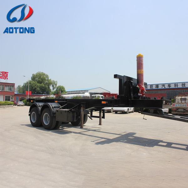 20ft Container Skeleton Dumping Semi Trailer 7700*2500*3070 mm Mechanical