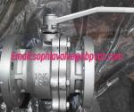 150A 10K resilient seal flanged ball valve