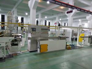 Quality Ф4mm-25mm PVC Cable Extruder Machine Double Position Tension wholesale