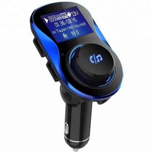 Quality Car MP3 Music Player Wireless Handsfree Car Charger , FM USB Transmitter Support Fast Charging Car Charger wholesale