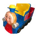 Durable Fiber Glass Kiddie Ride Machines Tomas Train 2 Rides / Amusement Park