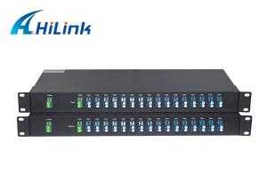 Quality 16 Channels C21-C36 Dual Fiber FMU 1U Rack Mount, LC/UPC Expansion Port DWDM Mux Demux wholesale