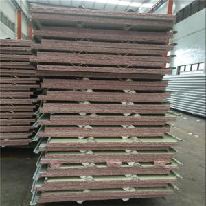 Quality 50mm light weight thermosetting polystyrene sandwich roof sheet panel for camp wholesale