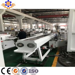China High Capacity Pipe Extrusion Machine , Double Strands PVC Pipe Making Machine on sale