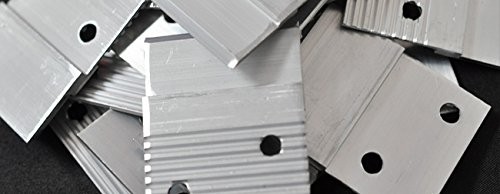 Picture Hanger Aluminum Z Clips with Customized Sizes Acceptable and Zinc Color Plated