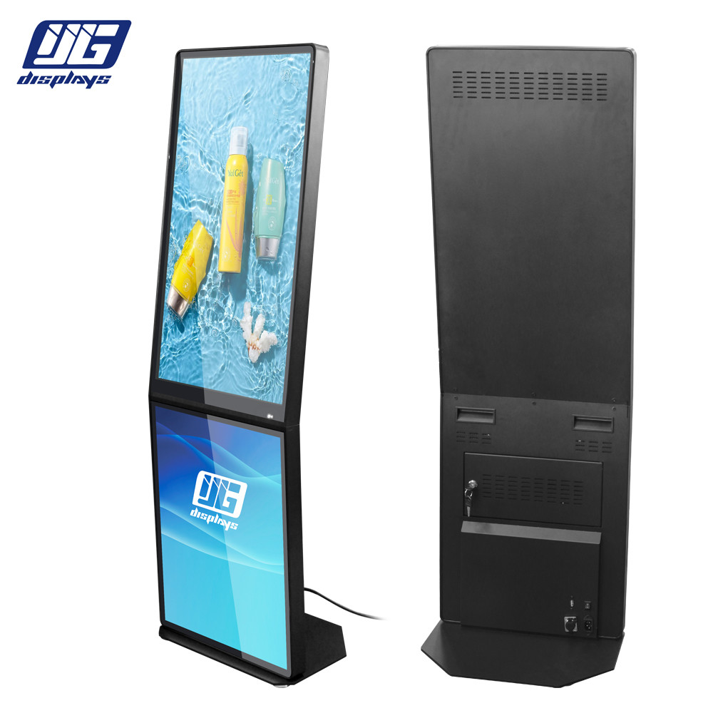 Hanging System 32 Inch LCD Advertising Display / LCD Media Players With LED Light Box