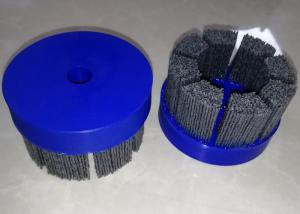 Quality Deburring Tufted Abrasive Disc Brushes / Abrasive Nylon Brush 75mm OD X 16mm ID wholesale