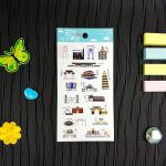 Waterproof Vinyl Cartoon Stickers Sprinkle Gold Self Adhesive Sticker