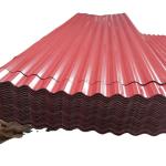 Precoated 1400mm Corrugated Roofing Sheets Plate 1000 Series Galvanized Steel