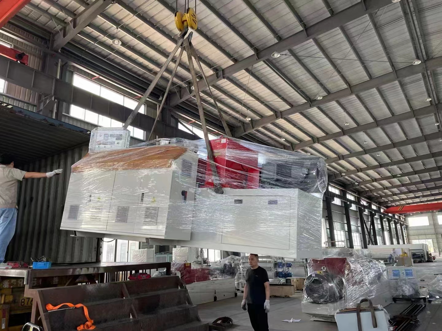50-160HDPE Steel Wire Reinforced Pipe Extrusion Line for High Pressure Applications