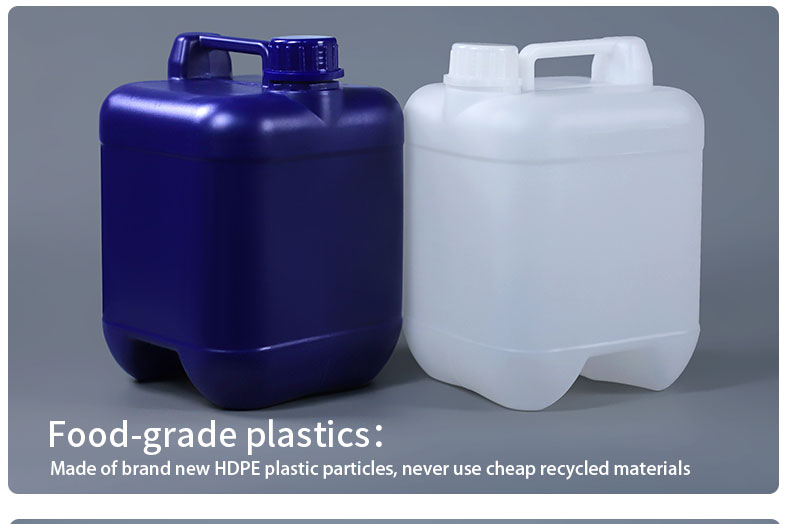 Height 265mm 5 Litre Plastic Hdpe Jerry Can Caliber 40mm