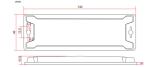 130*42*10.5mm RFID On Metal Tag Outdoor Higgs 4 Chip 30m Read Range