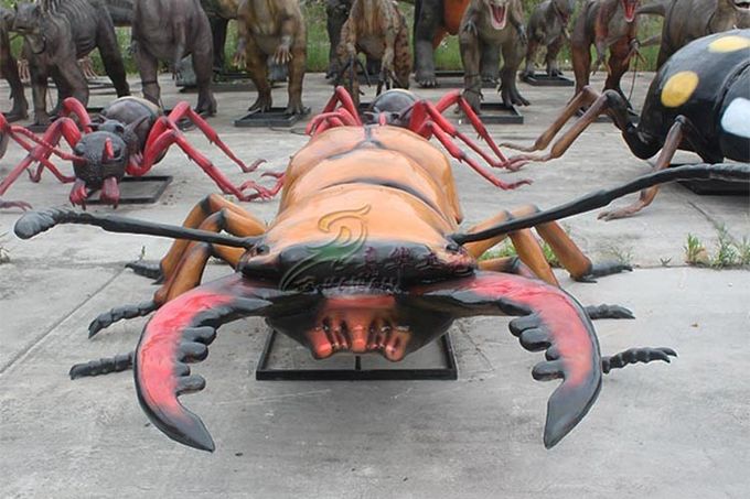 Large Animatronic Insects For Museum City Plaza Landscape Decoration