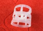 Ozone Absorption Tower Packing Pvc Pall Ring 76MM Long Lifespan