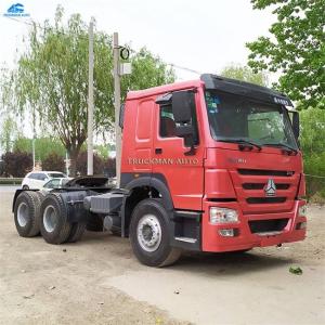 Quality Sinotruk Howo Used Tractor Trucks 50 Tons 371hp Prime Mover 2016 Year wholesale