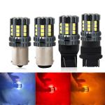 White LED Car Turn Signal Lights Auto 12V 24V 2835 45SMD 1156 1157 T25 3156 3157