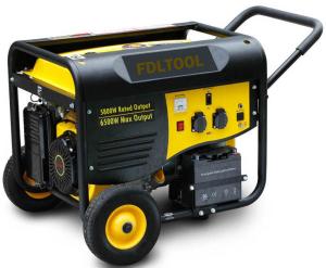 Quality 6.0KVA Gasoline Generator with Handle &amp; Wheels wholesale