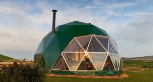 Quality Adventure White PVC Cover 6 Meter Diameter Glamping Dome Tent wholesale