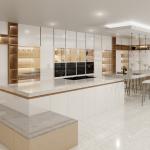 Good-looking Italian Kitchen Cabinet Set Furniture for Villa/Apartment Door