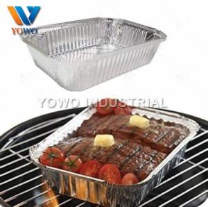 Quality 205*110*55mm 1.5lb Disposable Aluminum Foil Food Containers wholesale