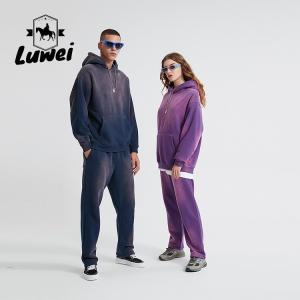 Quality Retro Pull Over Hoodie Gym Blank Oversize Unisex Washed Cotton Sweatshirt wholesale