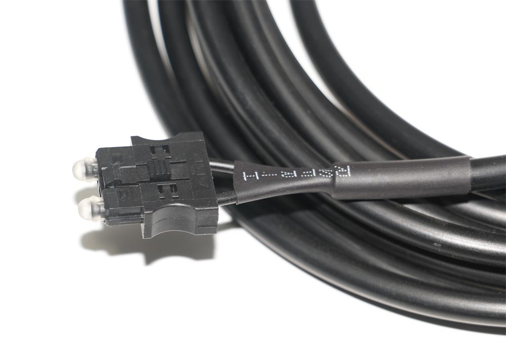 180dB/Km Servo Optical Optical Fiber Cable OD4.0 Black Cable For Equipment Test, Machine Connector Servo System