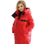 FODARLLOY Winter New Lady's Coat Pure Color Simple Lady's Winter Jacket Long