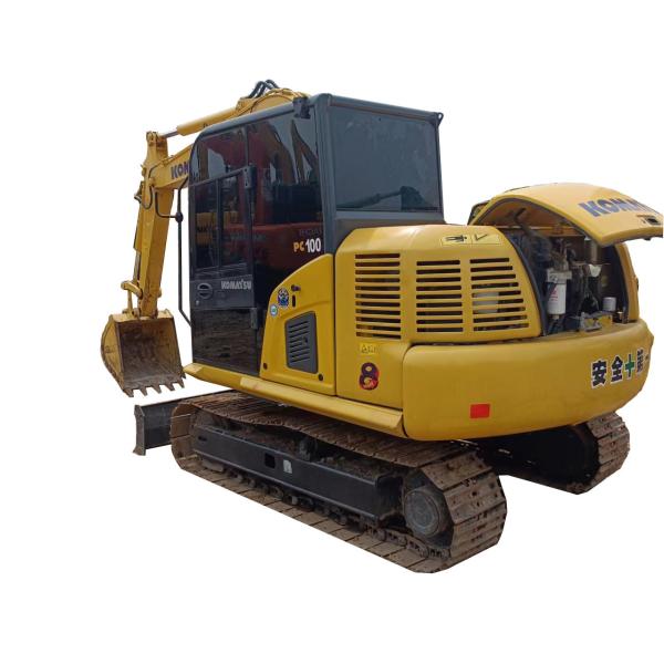 Komatsu PC100 PC200 PC220 PC240 Used Excavator Equipment With Low Fuel