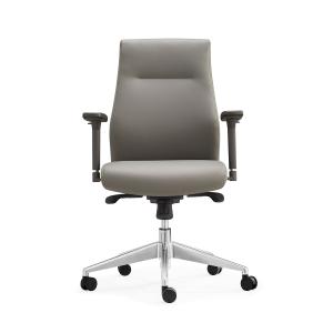 Quality Modern Home Cow Leather Office Swivel Chair Pvc Upholstery wholesale