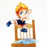 Creative Holographic Anime Acrylic Stands Charms Single Side Printed
