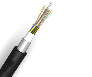 Quality Strength Member Direct Burial 4 / 8 / 48 Core Outdoor Fiber Optic Cable wholesale