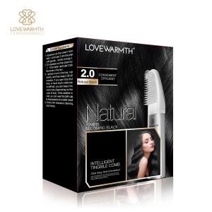 Quality Intelligent Black Hair Color Comb Easy To Dye At Home No Damage 40ml+40ml / Set wholesale