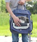 ISO Oxford Fabric Dog Cat Bag Pet Carrier Backpack For Outdoor Business