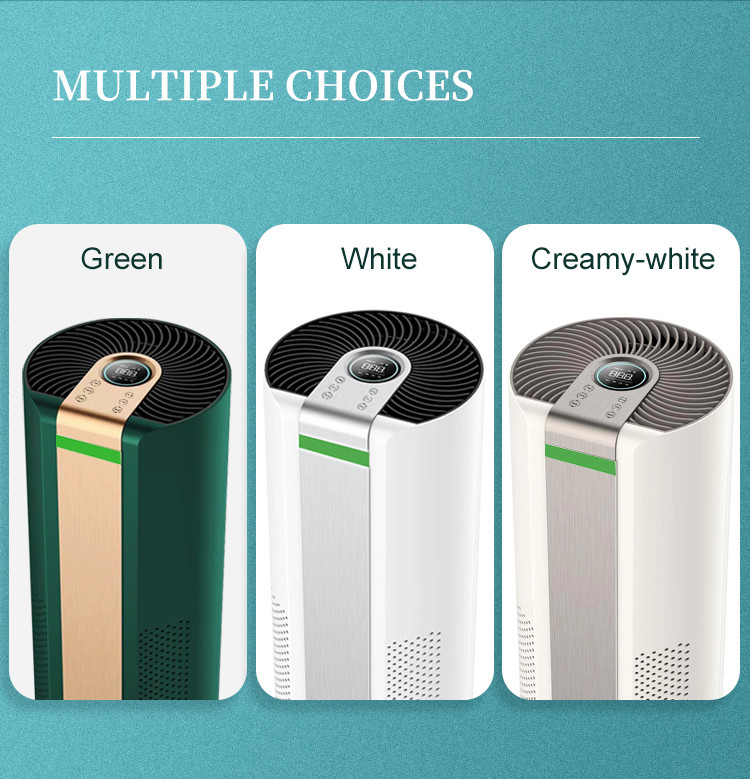 Small Household 50W 220V Hepa Air Purifier UVC Sterilizer Ionizer