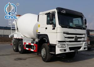 Quality White Concrete Mixing Equipment Sinotruk 6M3 Mixer Tank Truck 6x4 White Color With Italy Pto wholesale