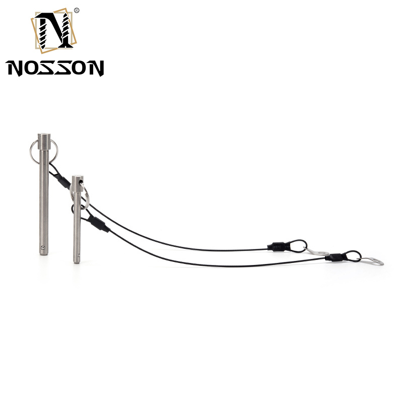 Custom Silver Stainless Steel Spring Loaded Ball Lock Pin for Air Shipping and Professional Customization Solutions