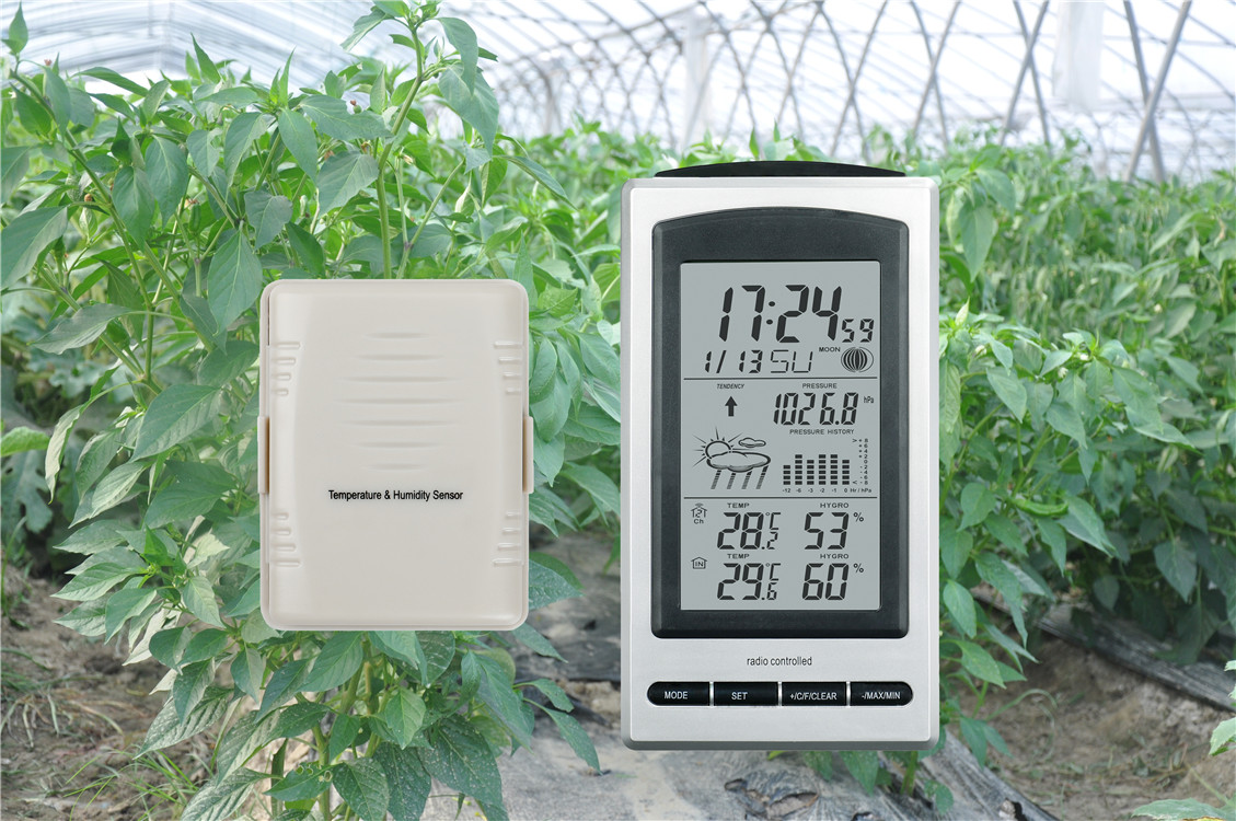 Wireless 433 Frequency Temperature And Humidity Instrument For Home Weather Station