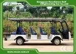 Green / Black 14 Seater Electric Sightseeing Bus KDS Motor 72V 7.5KM