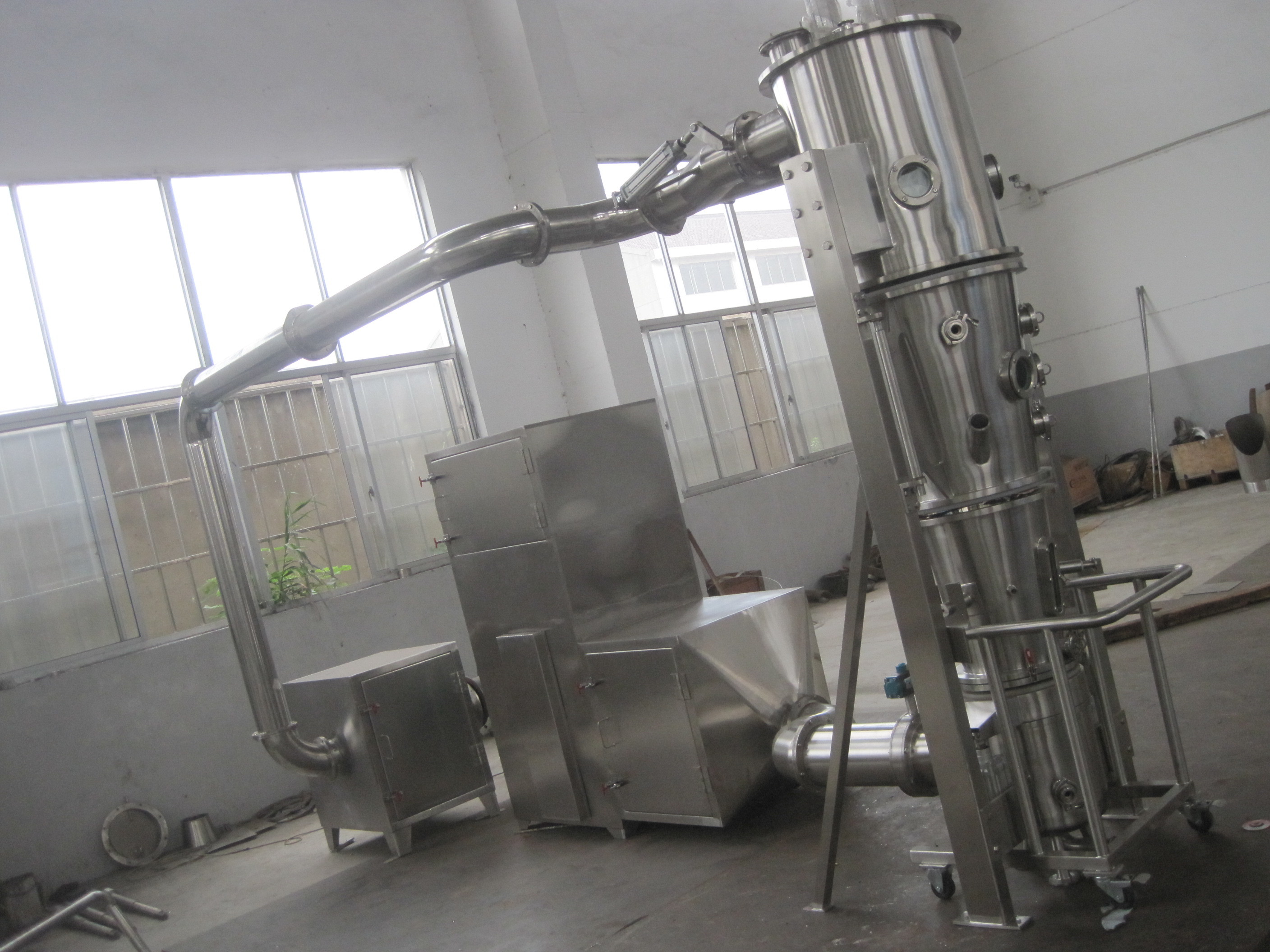 Mirror Polishing Powder Granulator Machine , Pharmaceutical DRYING Equipment